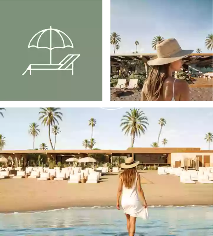 Bain de Soleil - La Plagette - restaurant SAINT-AYGULF - Beach club Frejus